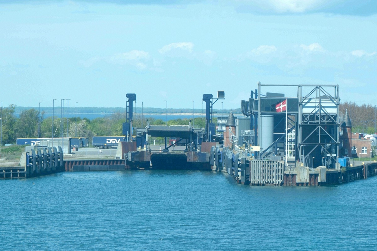 Verladerampe am Fährterminal Gedser